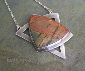 Magen David Jasper Necklace