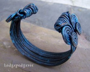 aegean copper cuff bracelet