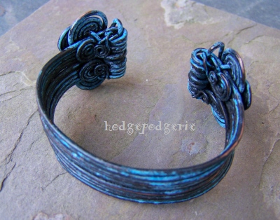 aegean copper cuff bracelet
