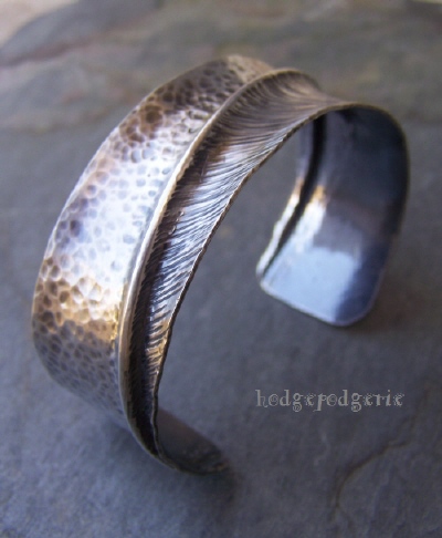 Opposites Attract Sterling Silver Cuff Bracelet