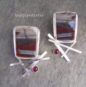 Shades of Grey Earrings
