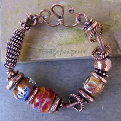 Copper Carnival Bangle