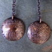 Paris III Copper Earrings