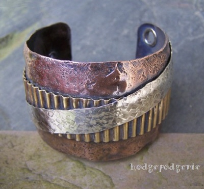 Industrial Metals Cuff Bracelet