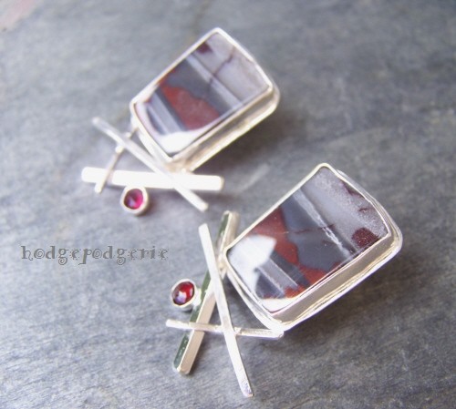 Shades of Grey Earrings