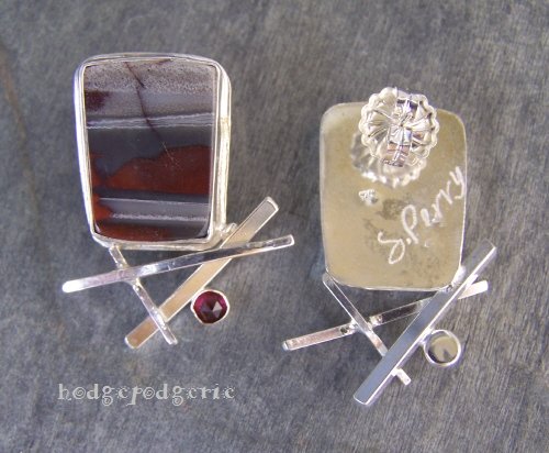 Shades of Grey Earrings