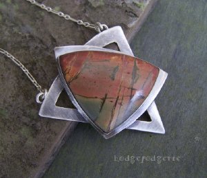 Magen David Jasper Necklace