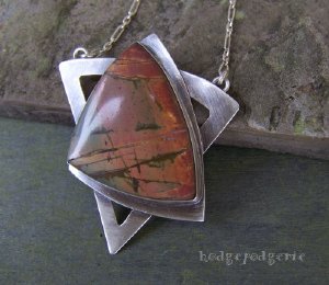 Magen David Jasper Necklace