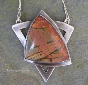 Magen David Jasper Necklace