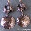 Knotty Copper Earrings