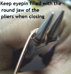 making an eyepin